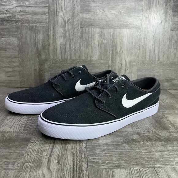 Nike SB Zoom Janoski OG+ Men's size 13 Black Suede Skate Shoes FD6757-001 - Picture 4 of 8